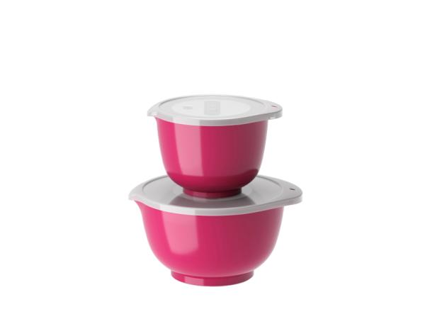 bitz Rosti NEW Margrethe Mixing bowl set 4 parts 1.5 + 3 liter Beetroot