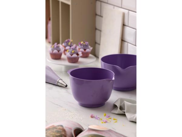 Bitz Rosti NEW Margrethe Mixing Bowl Set 4 Parts 1.5 + 3 Liter Lavender