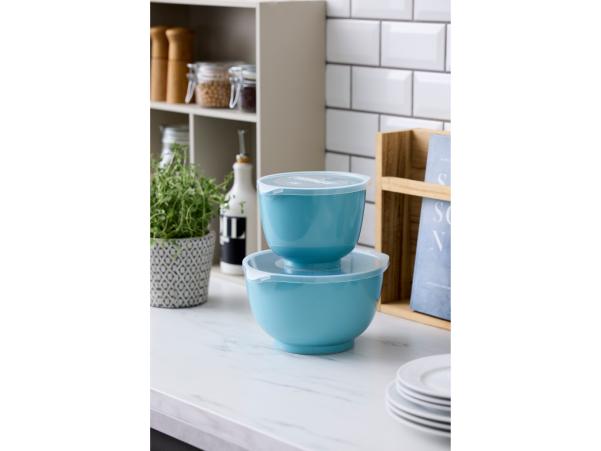 Bitz Rosti NEW Margrethe Mixing Bowl Set 4 Parts 1.5 + 3 Liter Nordic Green
