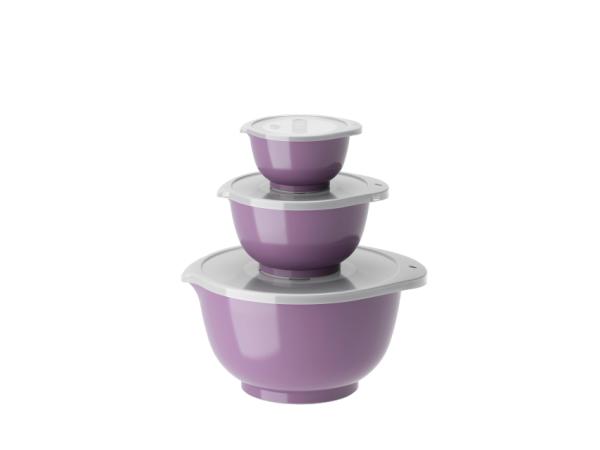 bitz Rosti NEW Margrethe Mixing bowl set 6 parts 0.25 + 0.75 + 3 liter Lavender