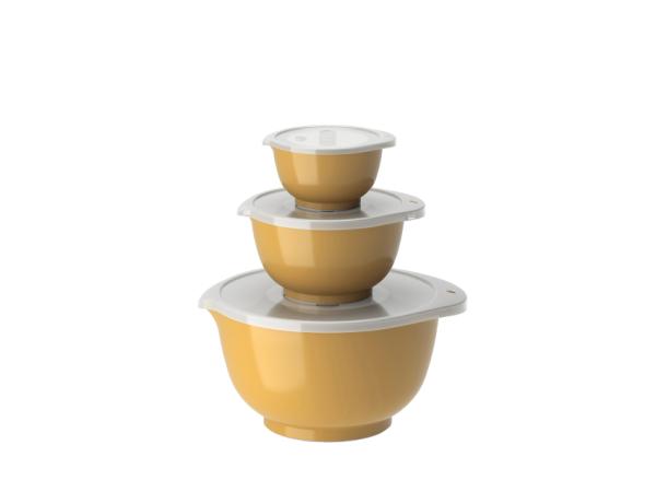 bitz Rosti NEW Margrethe Mixing bowl set 6 parts 0.25 + 0.75 + 3 liter Curry