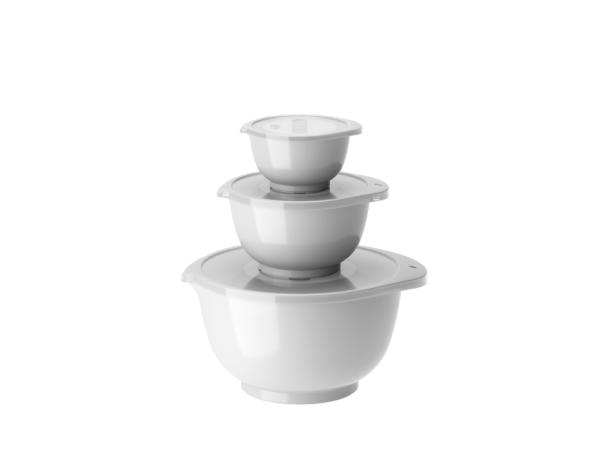 bitz Rosti NEW Margrethe Mixing bowl set 6 parts 0.25 + 0.75 + 3 liter White