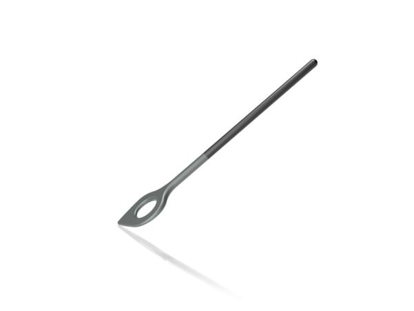 Bitz Rosti NEW Optima Stirring Spoon W Hole 31 X 5.5 X 1 Cm Black