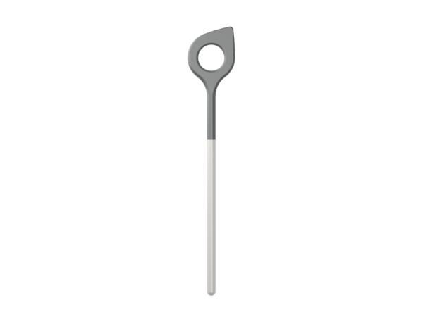 bitz Rosti NEW Optima Stirring spoon w hole 31 x 5.5 x 1 cm White
