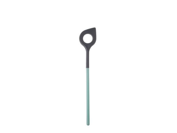 bitz Rosti Optima Stirring spoon w hole 31 cm Nordic green