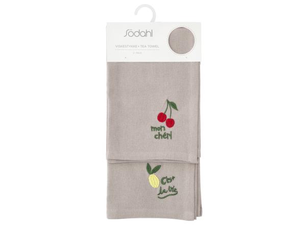 Bitz Södahl Bistro Tea Towel 50 X 70 Cm 2 Pcs Green