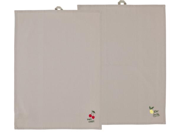 bitz Södahl Bistro Tea towel 50 x 70 cm 2 pcs Green