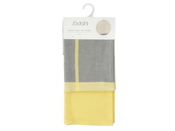 Bitz Södahl Blocks Tea Towel 50 X 70 Cm 2 Pcs Yellow