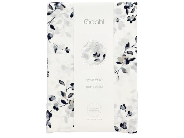 Bitz Södahl Cherry Blossom Bed Linen 140 X 220 Cm Grey