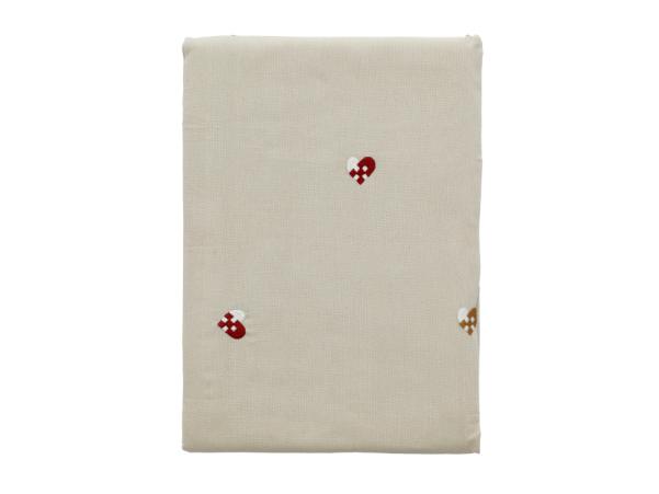 Bitz Södahl Christmas Hearts Embroidery Tablecloth 140 X 220 Cm Red