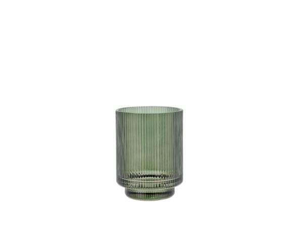 bitz Södahl Clarity Toothbrush holder Dia 8 x 10 3 cm Dark Green