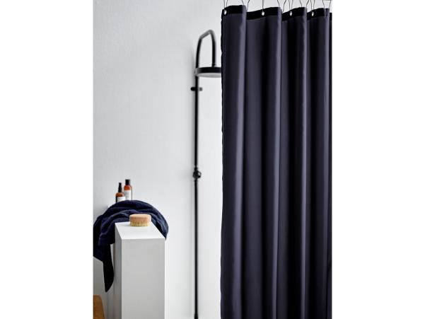 Bitz Södahl Comfort Shower Curtain 180 X 200 Cm Navy Blue