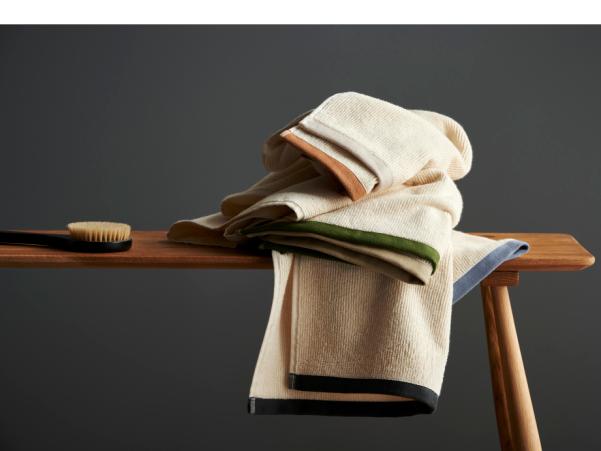 Bitz Södahl Contrast Towel 50 X 100 Cm Toffee Brown
