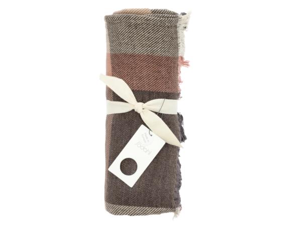 Bitz Södahl Embrace Throw 130 X 170 Cm Coffee Brown