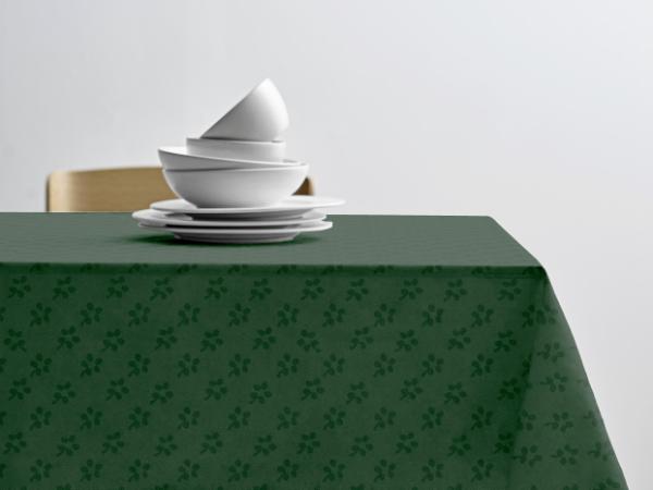 bitz Södahl Forget-me-not Damask Tablecloth 140 x 370 cm Green