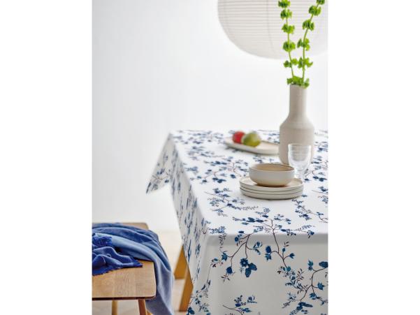 Bitz Södahl Grace Acrylic Tablecloth W. Antislip 140 Cm Navy Blue