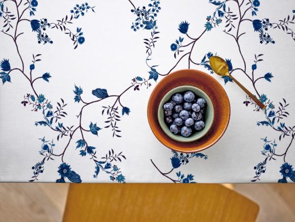 Bitz Södahl Grace Acrylic Tablecloth W. Antislip 140 Cm Navy Blue
