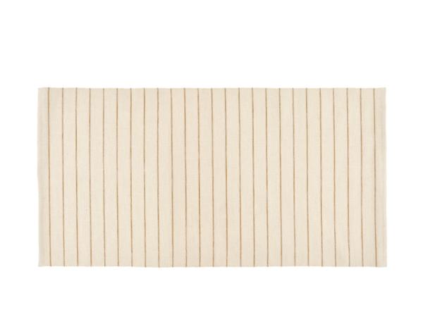 bitz Södahl Line Rug 75 x 150 cm Beige/Toffee Brown