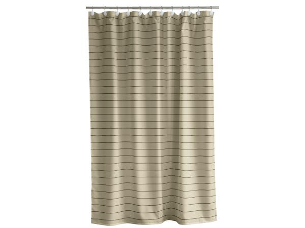 bitz Södahl Line Shower Curtain 180 x 200 cm Eucalyptus