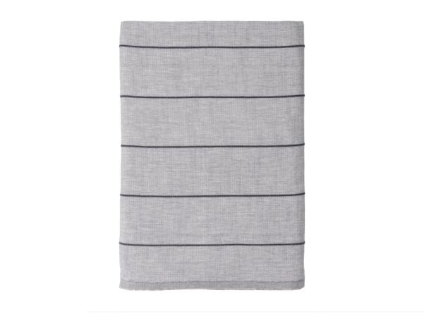 Bitz Södahl Line Tablecloth 140 X 270 Cm Light Grey/Ash