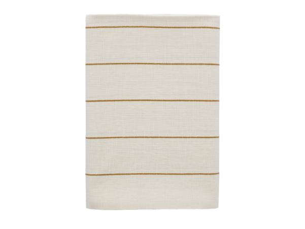 Bitz Södahl Line Tablecloth 140 X 320 Cm Offwhite/Gold