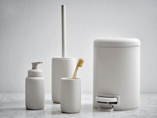 Bitz Södahl Mono Pedal Bin Dia. 17 X 25 0 Cm 3 Liter White