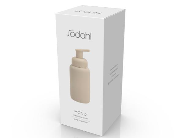 Bitz Södahl Mono Soap Dispenser Dia 6 5 X 16 Cm 250 Ml Beige