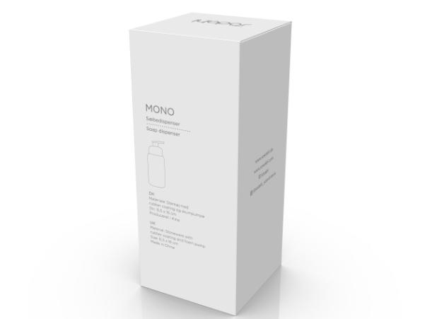 Bitz Södahl Mono Soap Dispenser Dia 6 5 X 16 Cm 250 Ml Beige
