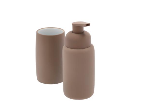 Bitz Södahl Mono Soap Dispenser Dia 6.5 X 16 Cm Taupe