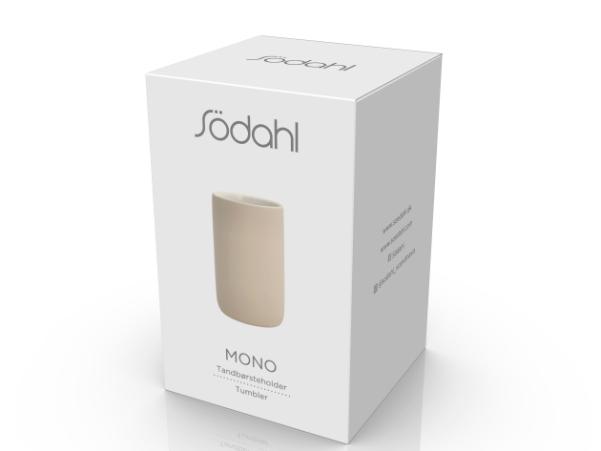 Bitz Södahl Mono Toothbrush Holder Dia 6 5 X 11 Cm Beige