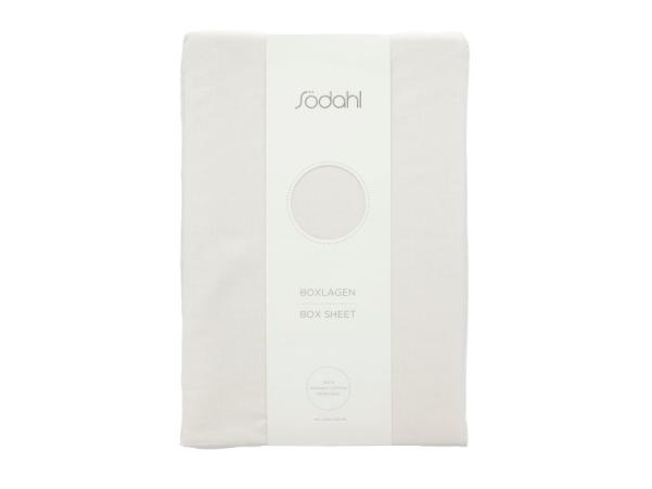 Bitz Södahl Organic Calm Box Sheet 140 X 200 X 30 Cm Offwhite