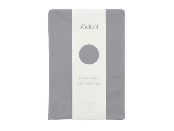Bitz Södahl Organic Calm Envelope Sheet 140 X 200 X 8 Cm Stone Grey