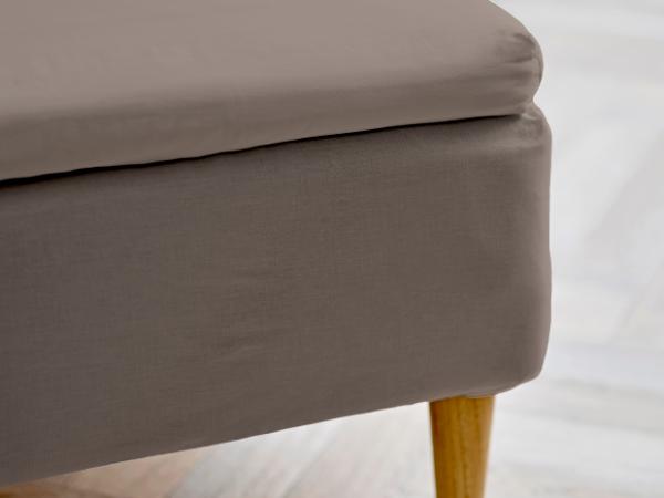 bitz Södahl organic Calm Envelope sheet 140 x 200 x 8 cm Taupe