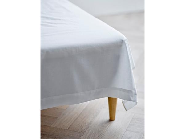 Bitz Södahl Organic Calm Flat Sheet 150 X 250 Cm White