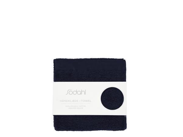 Bitz Södahl Organic Comfort Towel 40 X 60 Cm Navy Blue