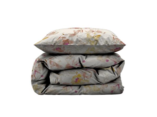 Bitz Södahl Organic Flower Burst Bed Linen 135 X 200 Cm Dusty Cedar