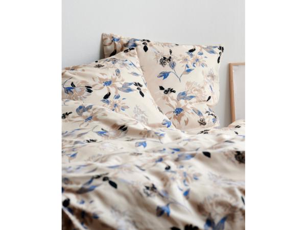 Bitz Södahl Organic History Bloom Bed Linen DE 135 X 200 Cm Beige