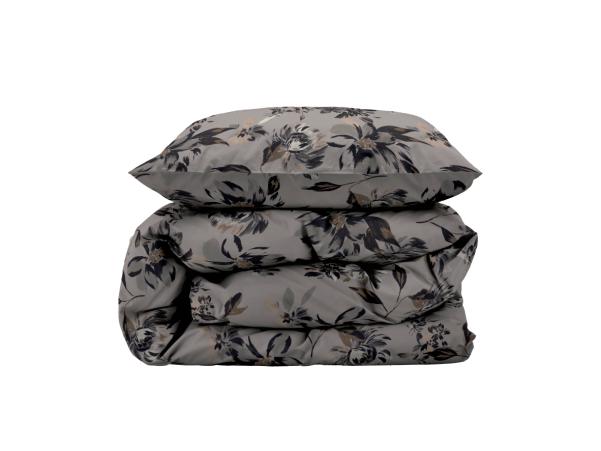 Bitz Södahl Organic History Bloom Bed Linen DE 135 X 200 Cm Grey