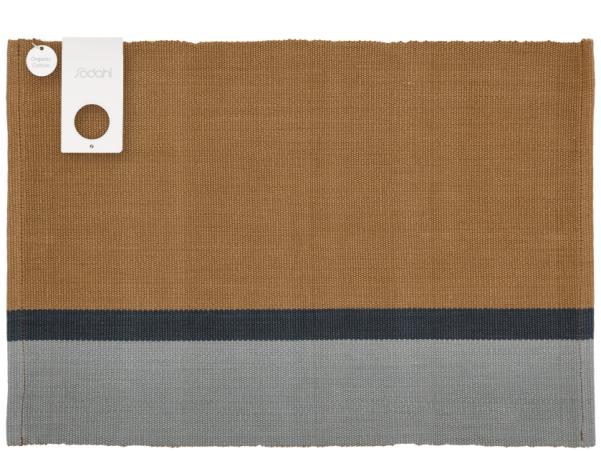 Bitz Södahl Organic Impression Placemat 33 X 48 Cm Warm Taupe
