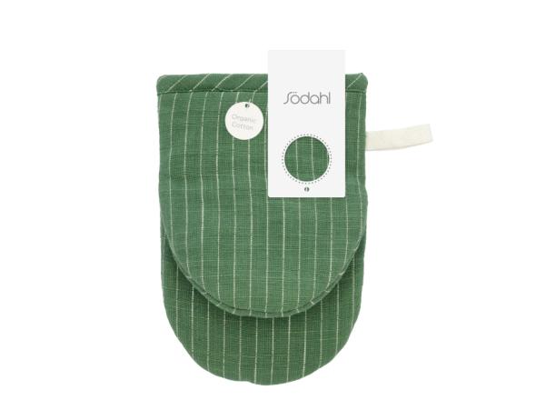 Bitz Södahl Organic Line Mini Oven Mitt 14 X 21 Cm Green