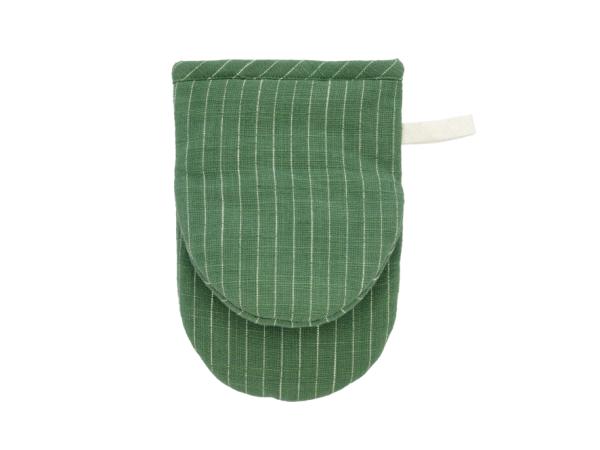 bitz Södahl organic Line Mini oven mitt 14 x 21 cm Green