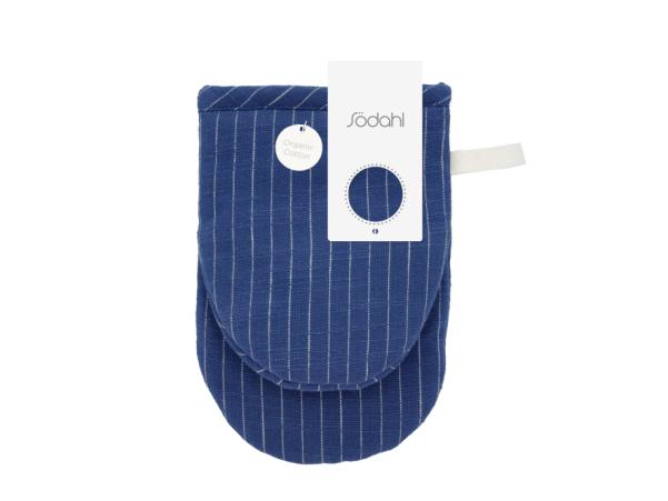 Bitz Södahl Organic Line Mini Oven Mitt 14 X 21 Cm Royal Blue