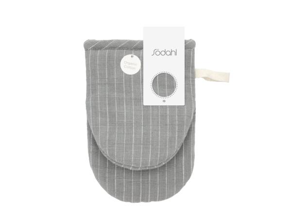 Bitz Södahl Organic Line Mini Oven Mitt 14 X 21 Cm Stone Grey
