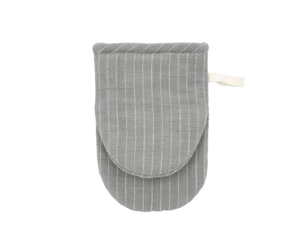 bitz Södahl organic Line Mini oven mitt 14 x 21 cm Stone Grey