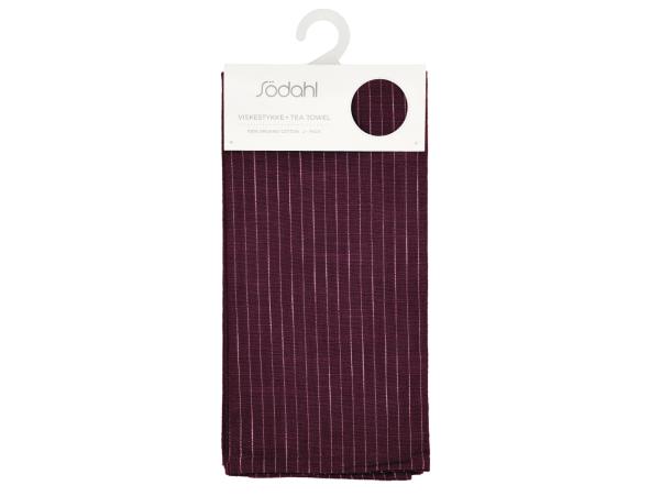 Bitz Södahl Organic Line Tea Towel 50 X 70 Cm 2 Pcs Purple