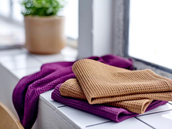 Bitz Södahl Organic Spectrum Dish Cloth 30 X 30 Cm 2 Pcs Purple