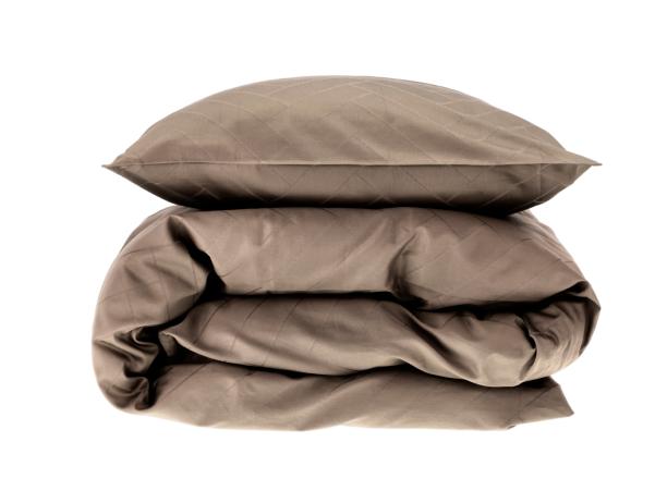 Bitz Södahl Organic Tiles Bed Linen 140 X 200 Cm Taupe