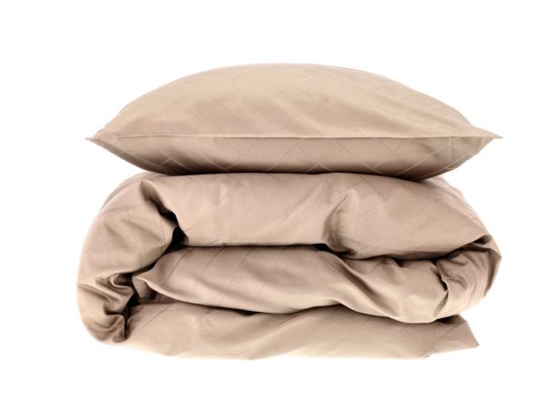 Bitz Södahl Organic Tiles Bed Linen 140 X 200 Cm Taupe
