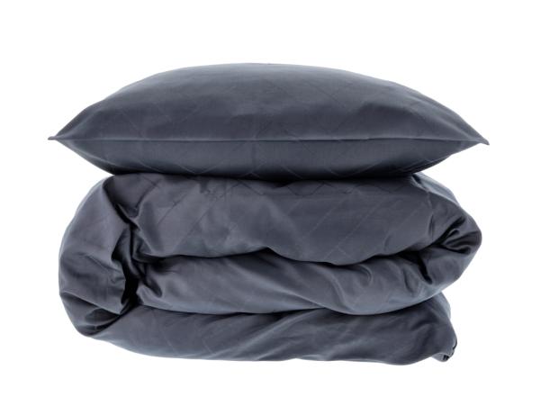 Bitz Södahl Organic Tiles Bed Linen 140 X 220 Cm Ink Blue