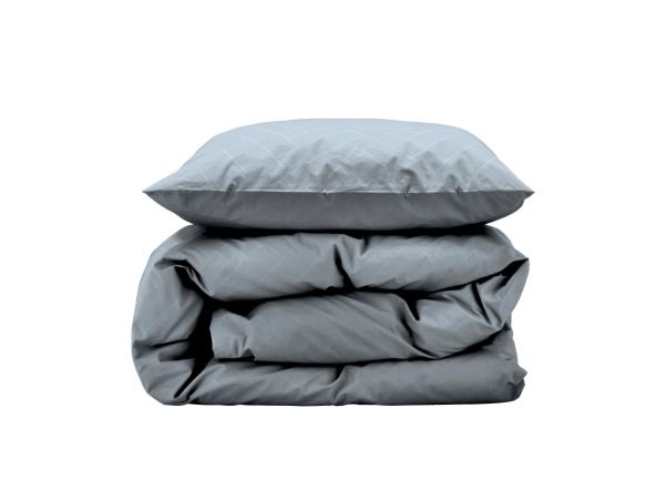 Bitz Södahl Organic Tiles Bed Linen 140 X 220 Cm Linen Blue